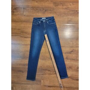 KanCan Skinny High Rise Blue Denim Stretch Size 28 Women's Jeans EUC